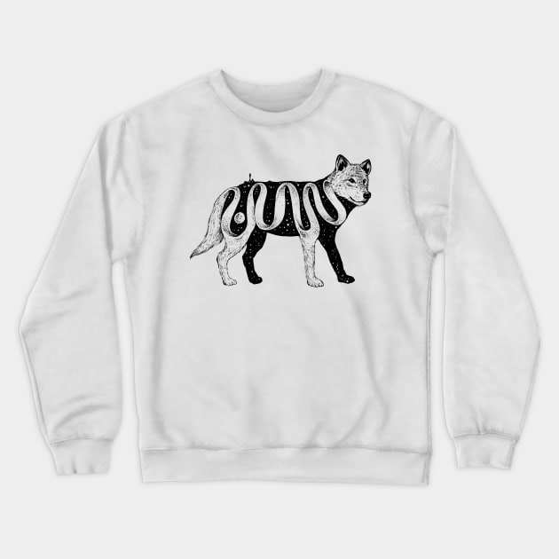 Lost in its Own Existence Crewneck Sweatshirt by normanduenas